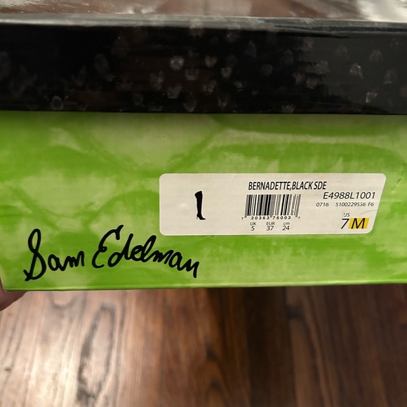 Sam Edelman over the knee black suede boots, size 7 - Picture 5 of 5